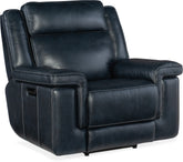 Hooker Furniture Living Room Montel Lay Flat Power Recliner with Power Headrest & Lumbar